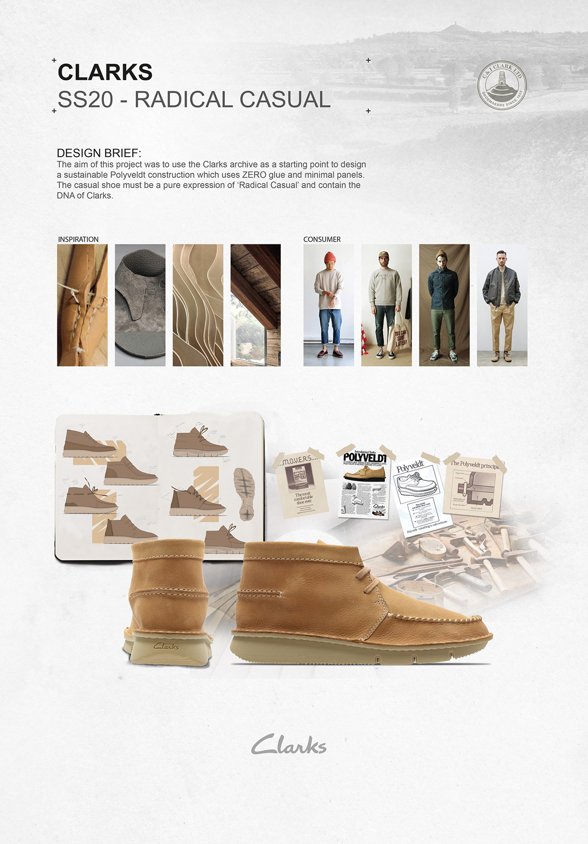 Clarks Clarks Originals design footwear footwear design industrial design  product design  shoe shoe design sneaker