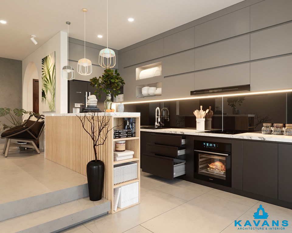 interior design  apartment living room kitchen dining room Render visualization modern 3ds max vray