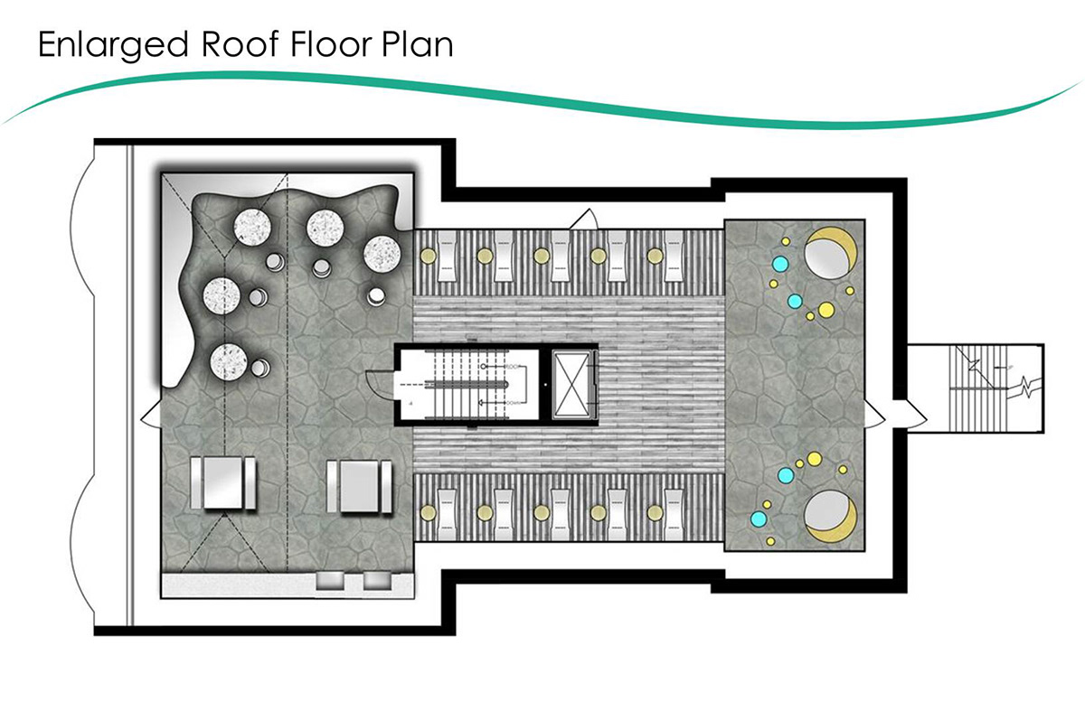 Interior design fostercare teens floorplans Elevations sections rendering