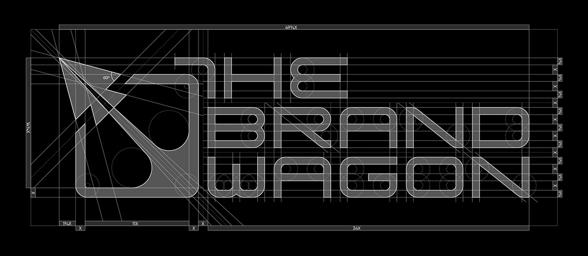 branding  clean font futuristic grid logo Production Space  typography   video