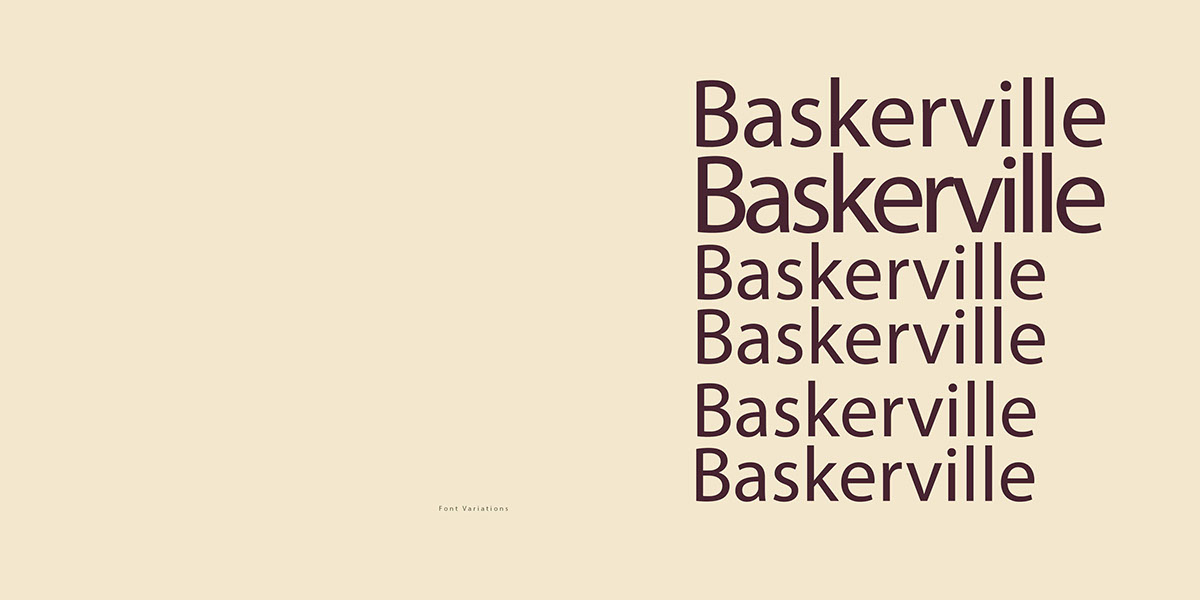 Baskerville font book Experimenting handmade font Typeface hand drawn