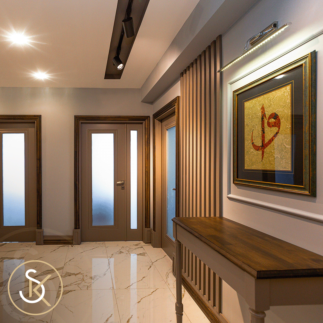 foyer design modern interior design  3ds max vray SketchUP