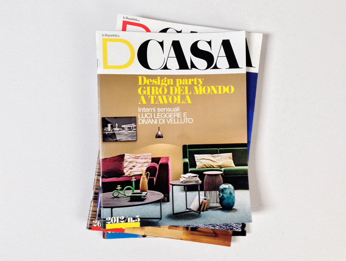 magazine design RESTYLING home dcasa La Repubblica
