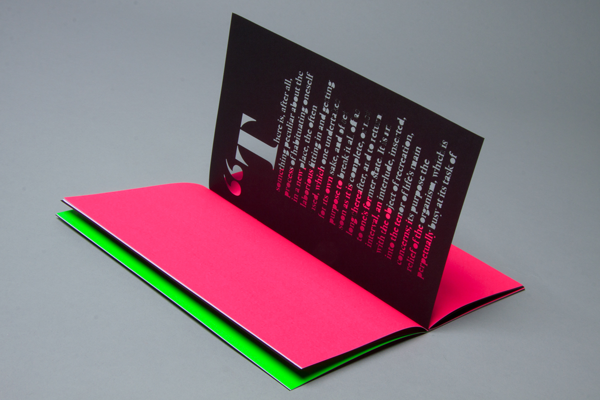 laser printing laser cut Booklet fluorescent paper
