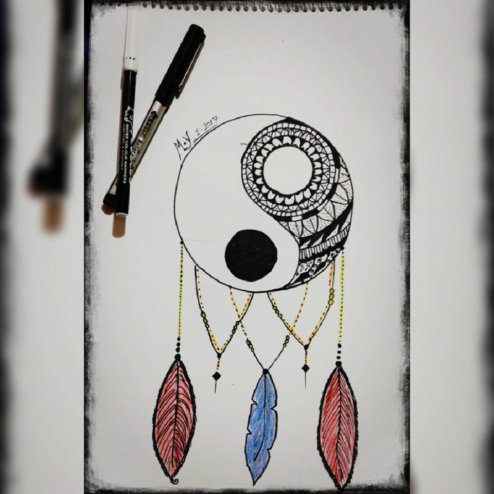 #drawing #mandala #doodle #illustrator #art #Unipen #Watercolor #color #africa #zentangle 