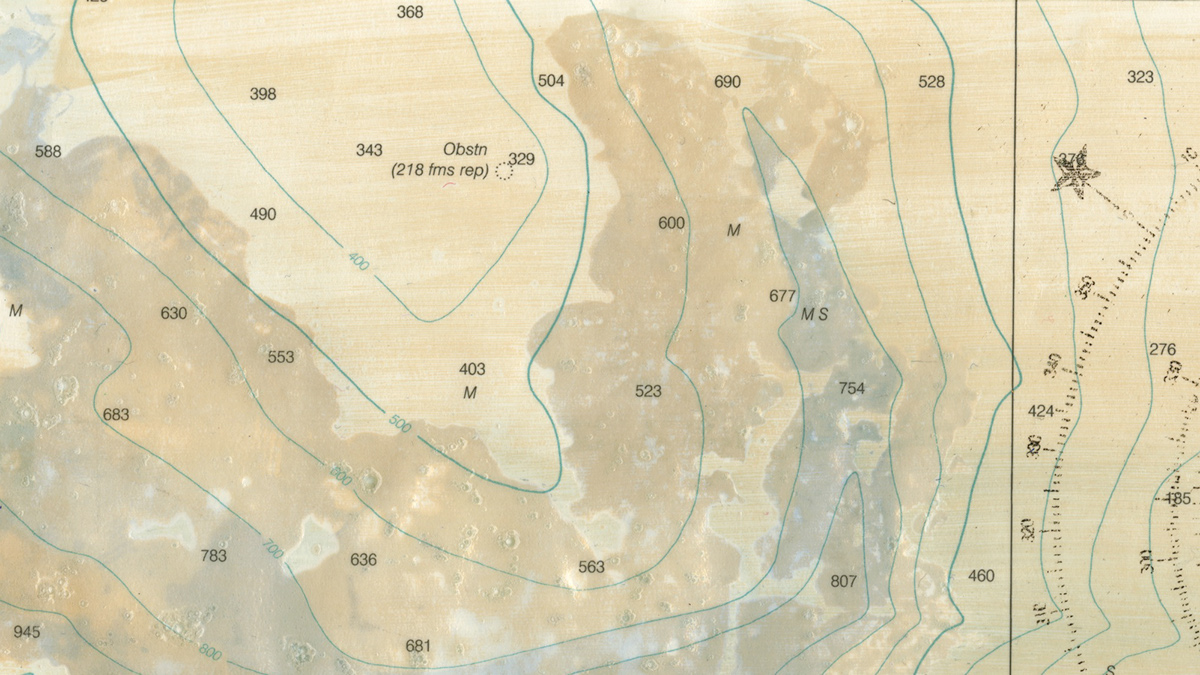 printmaking foil metallic California Coast map cartography topography water