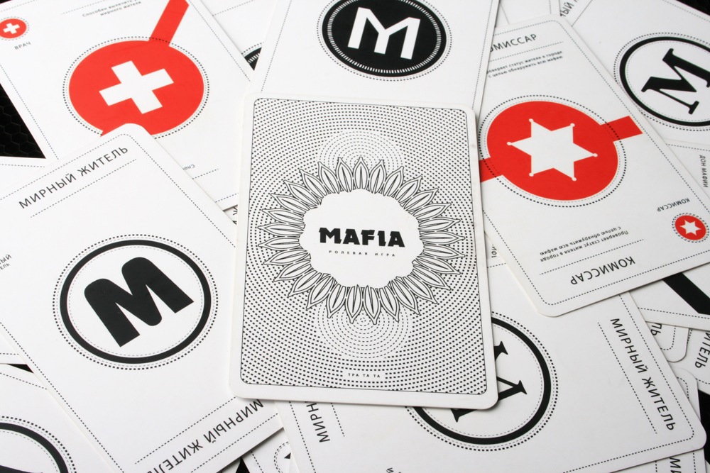Mafia  Playing cards Playing Cards mafia cards board game typo cards typo