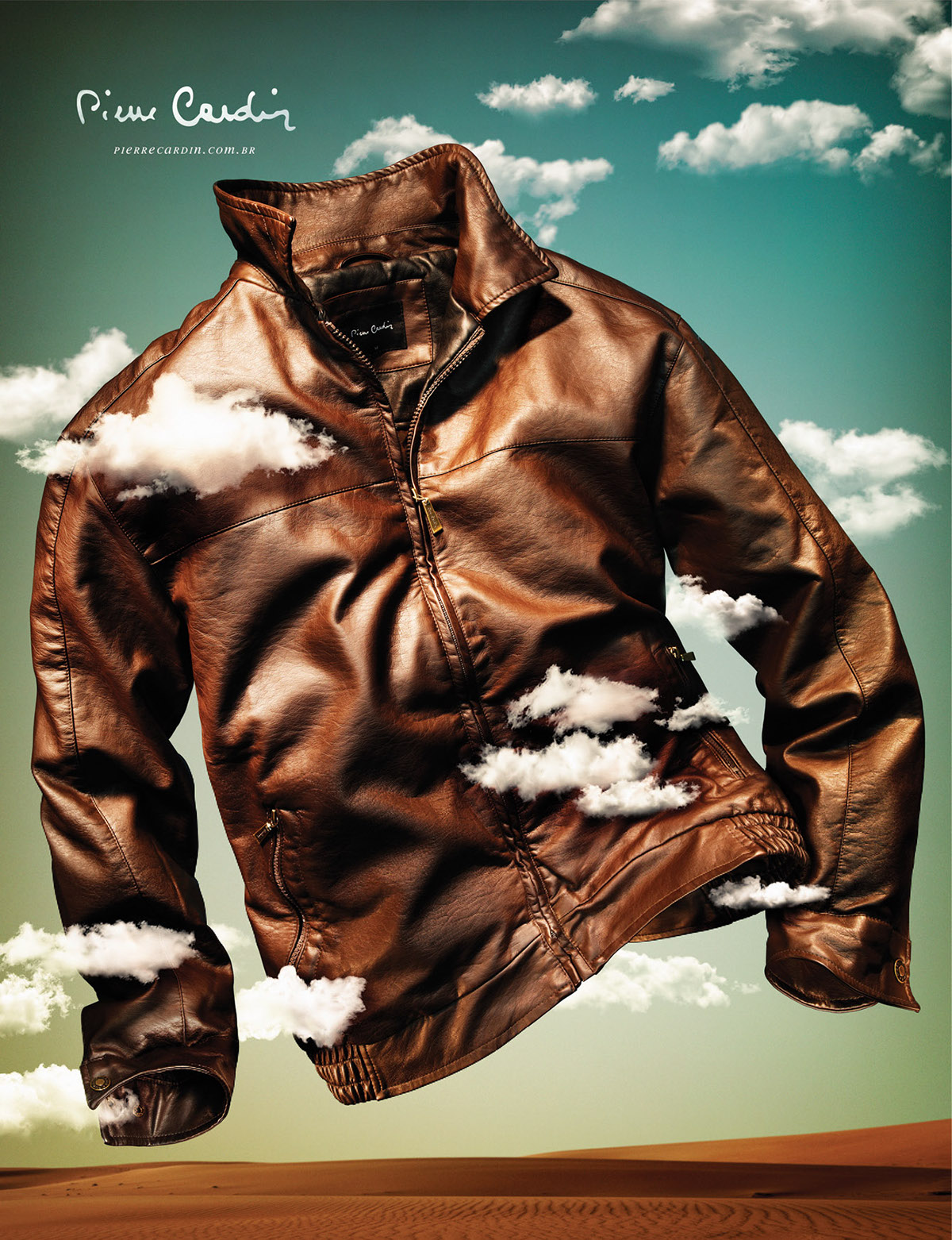 Pierre Cardin  clouds Fashion campaign