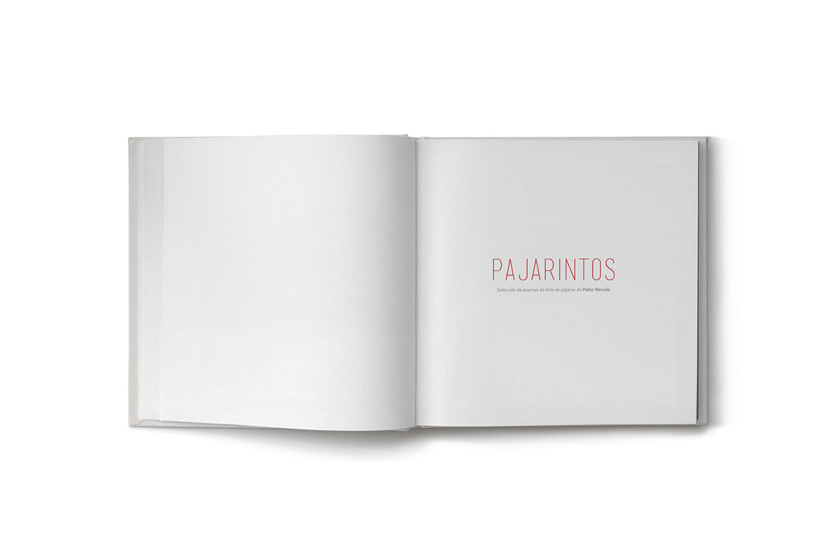 book libro poemas poems pablo neruda neruda escritor editorial diseño design pajaros birds animals animales