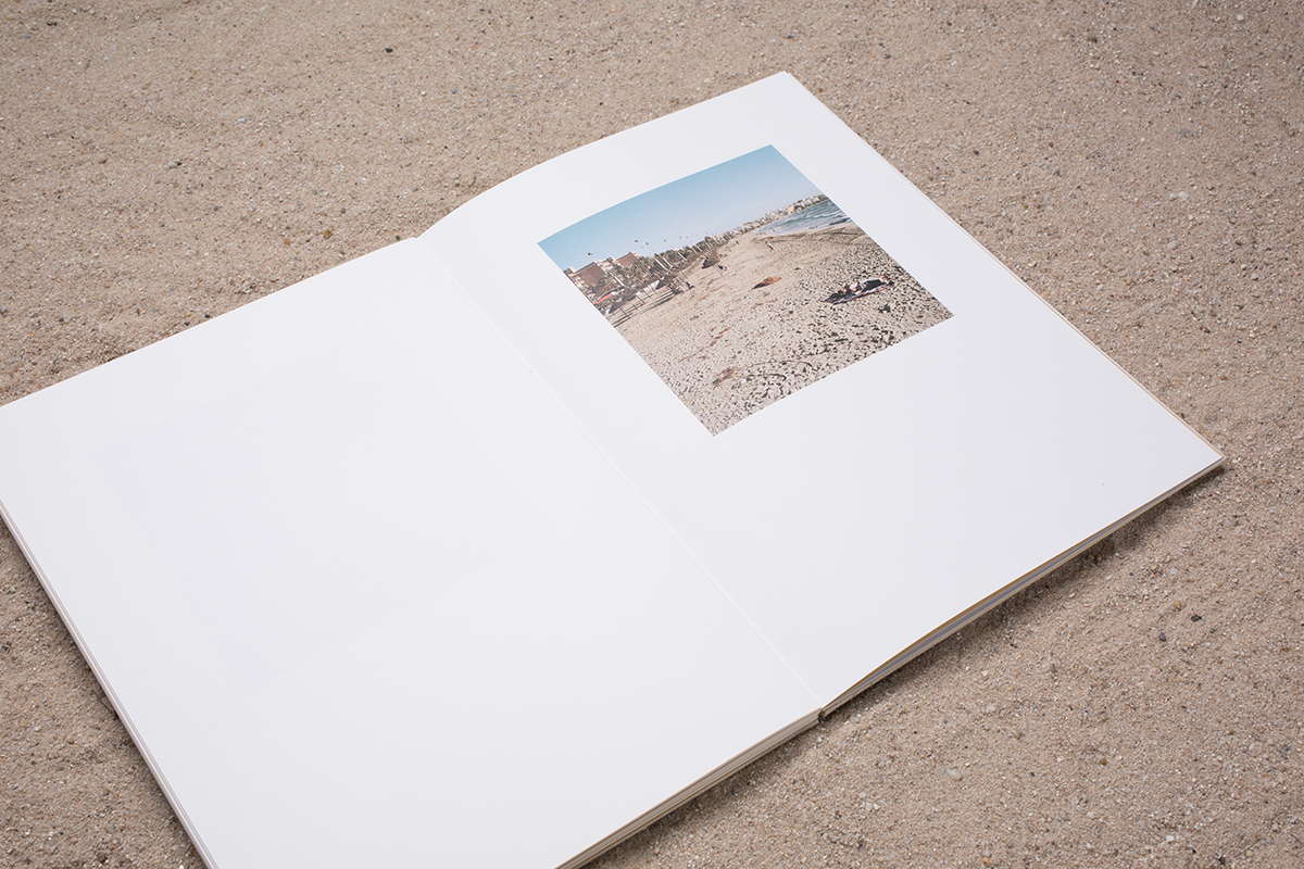 editorial design  graphic design  photobook mallorca spain water sand stitch binding Photography 