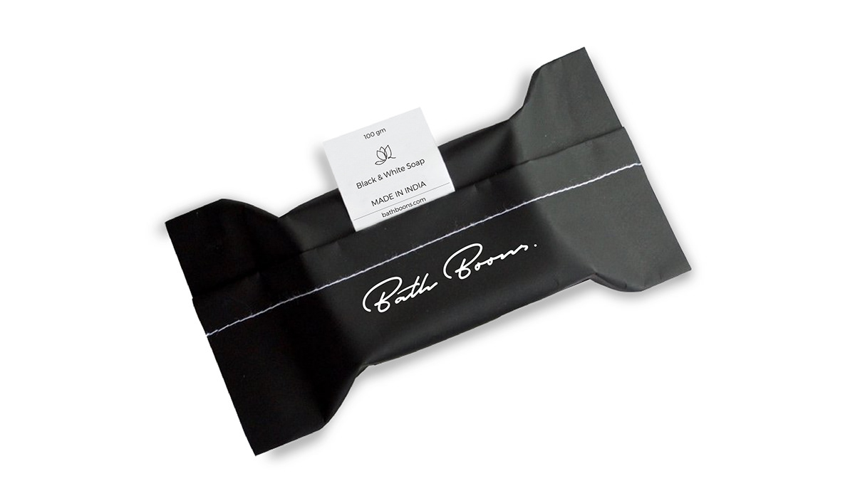 handmade soap product Cosmetic black White signature premium branding  bathing