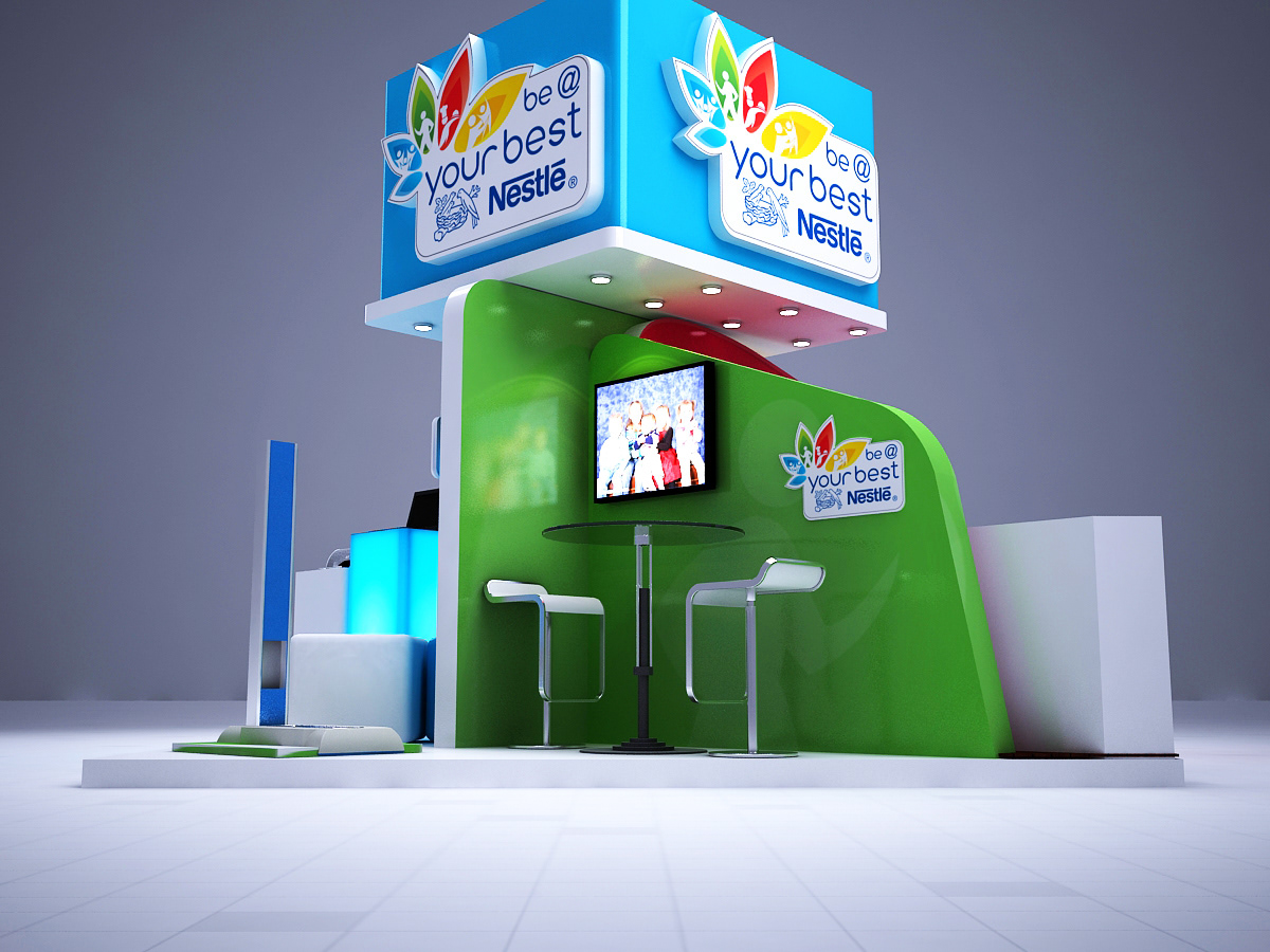 nestle exhibition booth