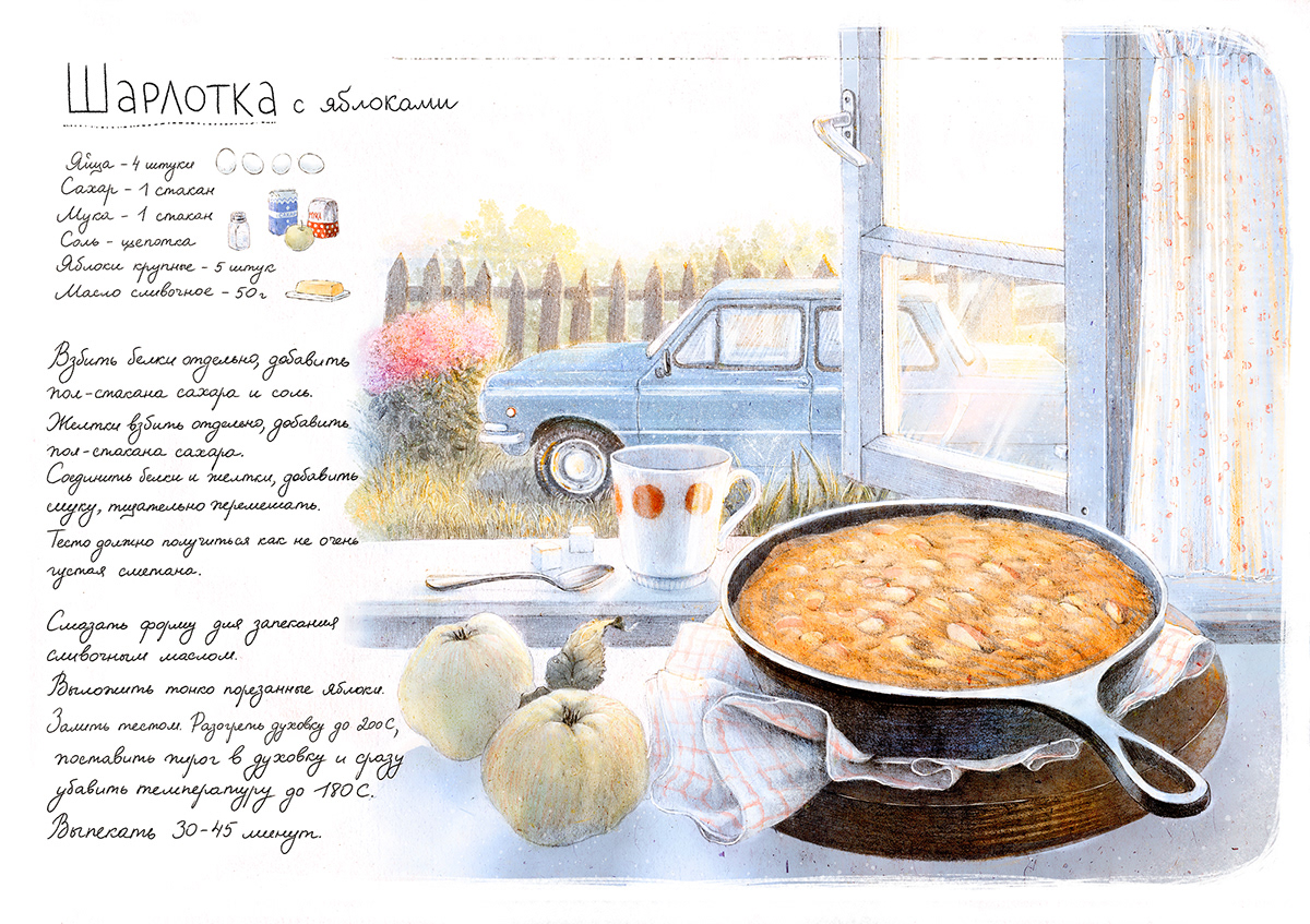 bookillustration cookbook Food  foodillustration ILLUSTRATION 