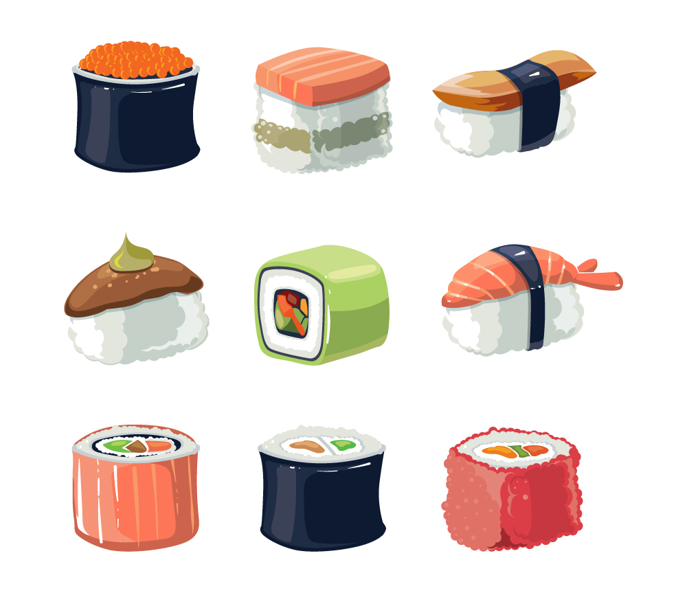 Sushi vector stick sign east traditional Vector Illustration Shutterstock