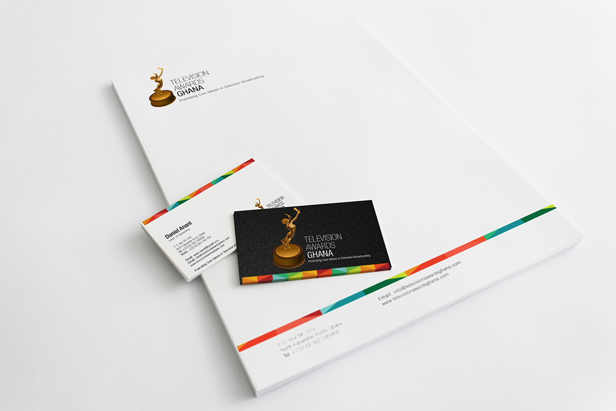 illustrations logo trophy award Ghana televison awards
