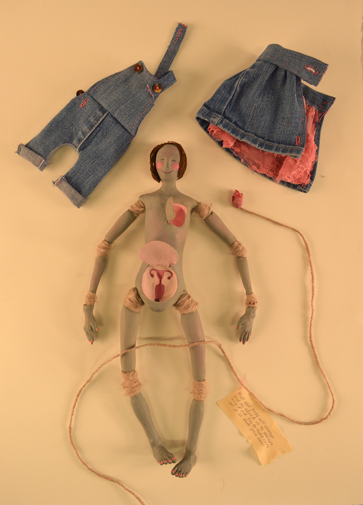 3D illustration doll sex education puberty empathy Education