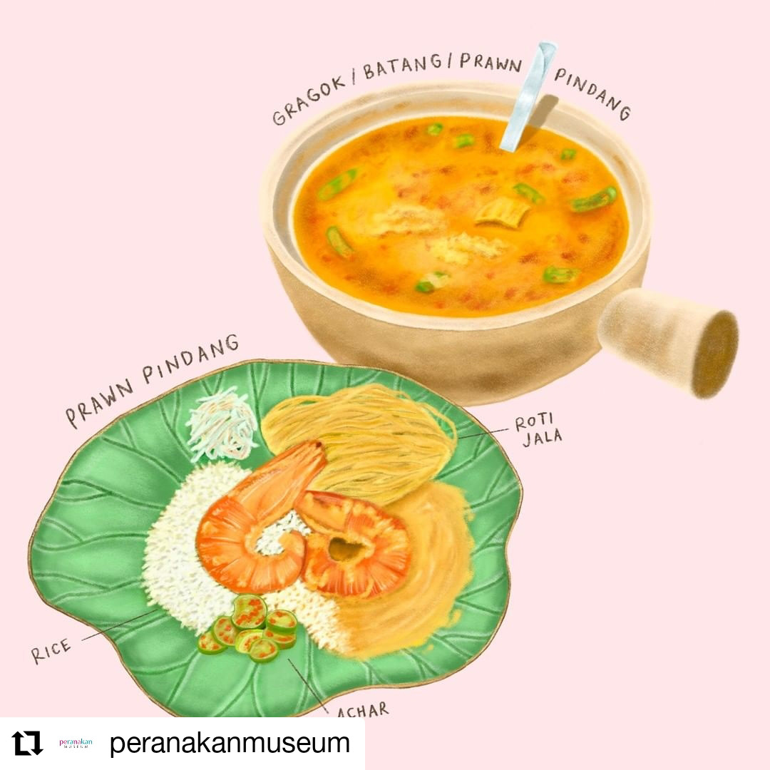 food illustration food illustrations ILLUSTRATION  Peranakan Peranakan Food recipe recipe cards recipe illustration