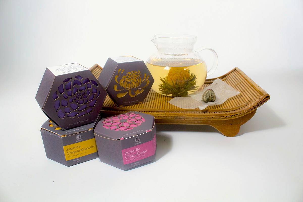 tea blooming flower Tea Packaging chinese
