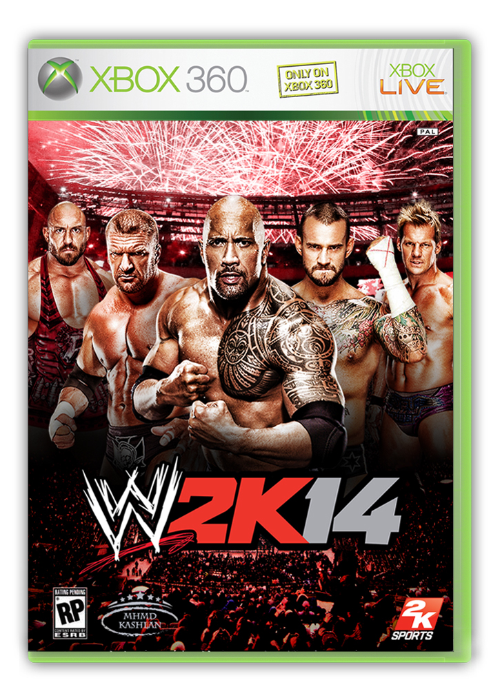 Promotion video game xbox ps3 xbox360 WWE wristling digital art cover poster photoshop Illustrator sports