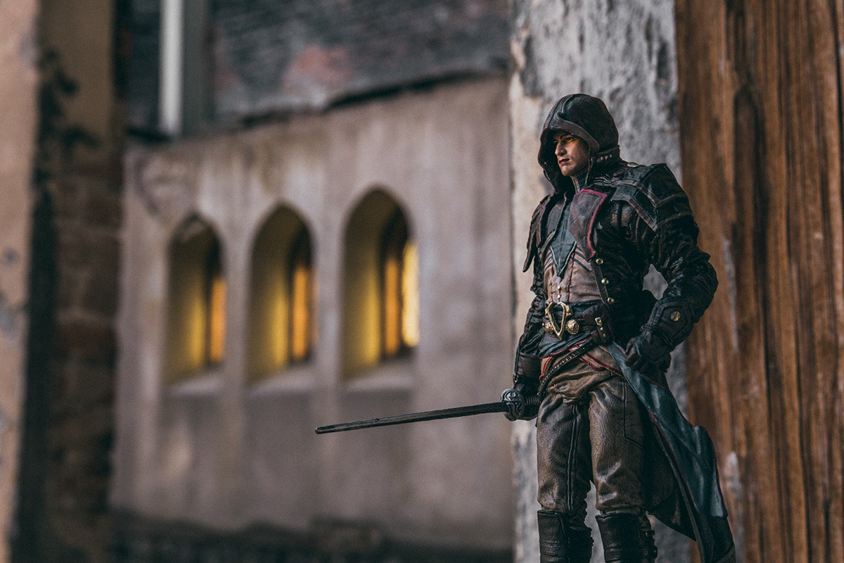 Assassin's Creed kitchen sink studios Mcfarlane toys lighting macro