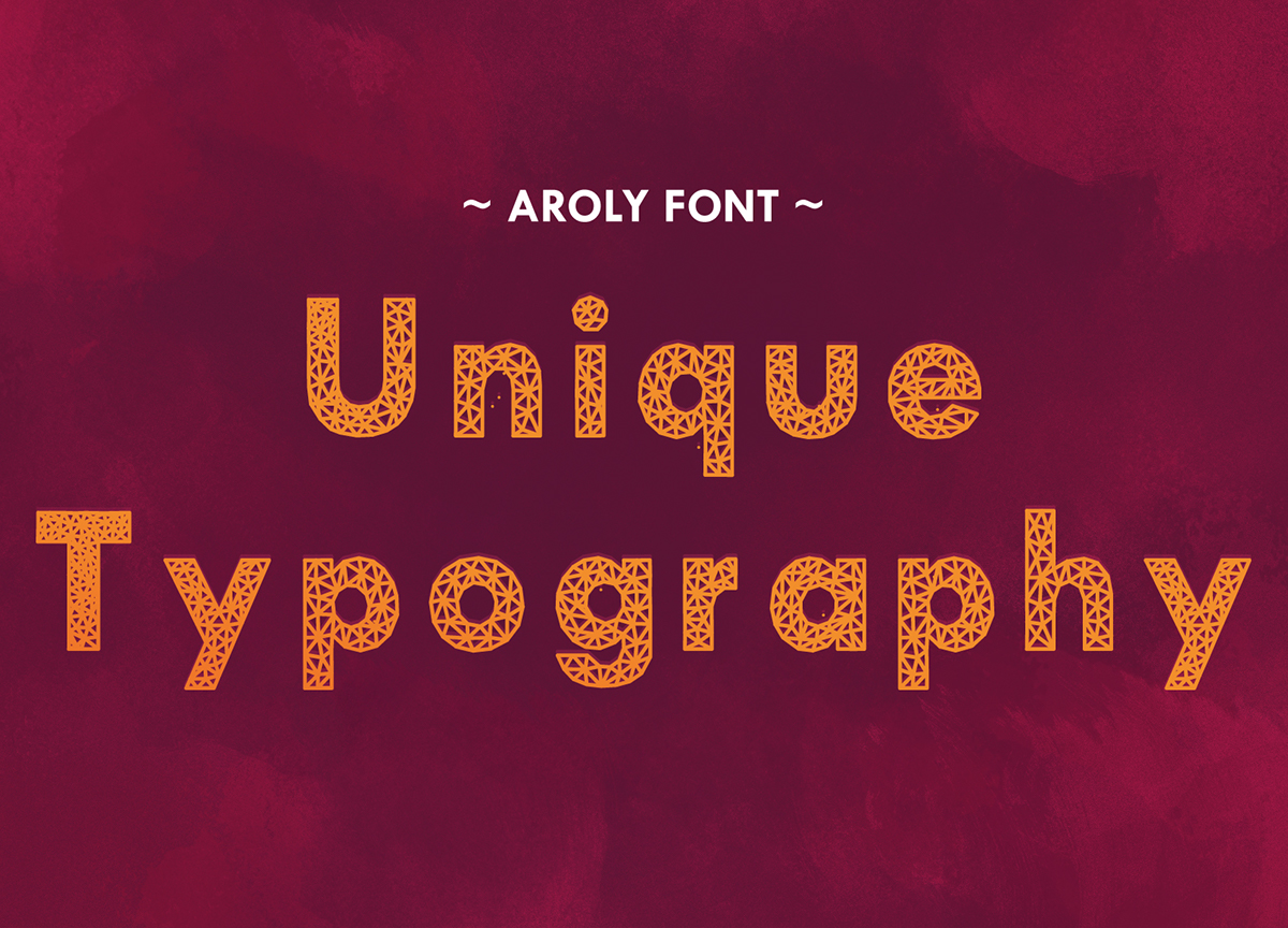 typo free font Typeface polygon poster logo book Icon serif san serif bold rounded wacom