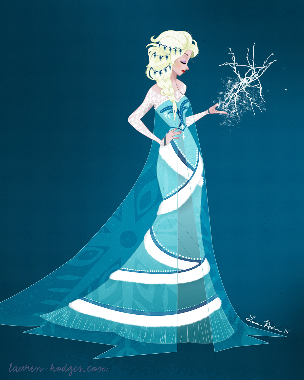 Elsa frozen disney Princess let it go snow ice winter snowflakes Magic  