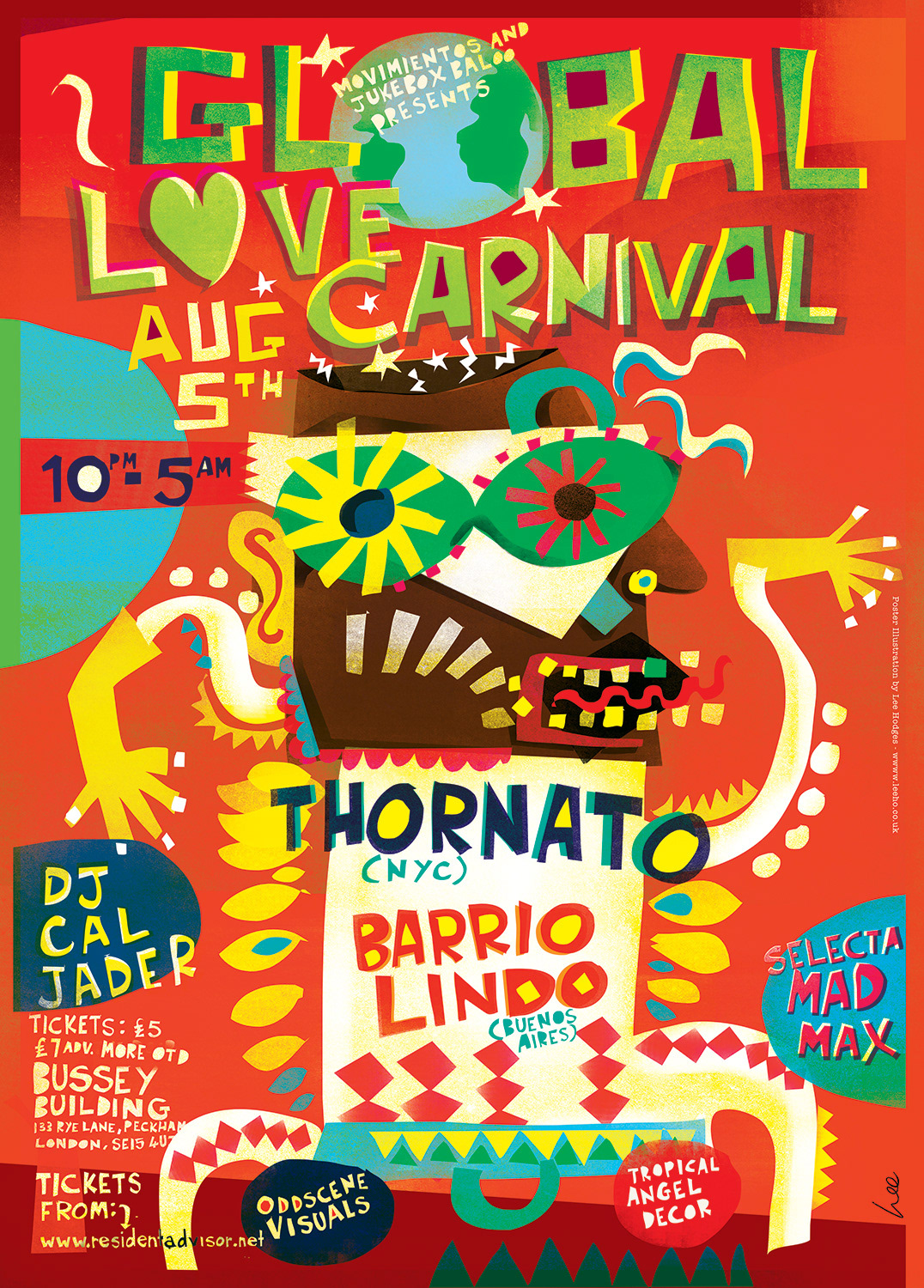 Adobe Portfolio love carnival gigs London Tropical