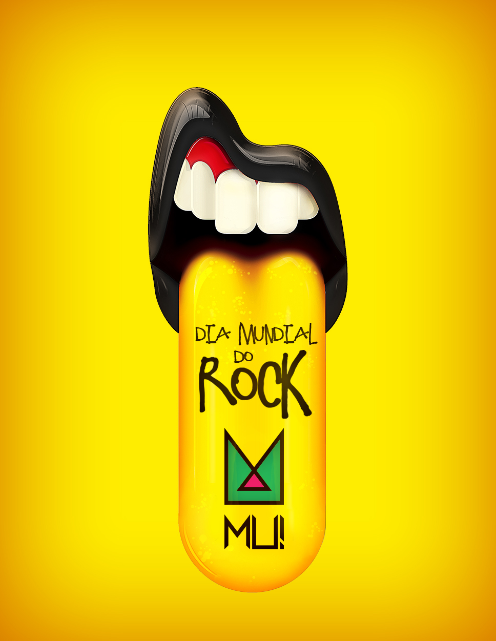rock Day International of tongue yellow mu! musgurbanu dia do mundial