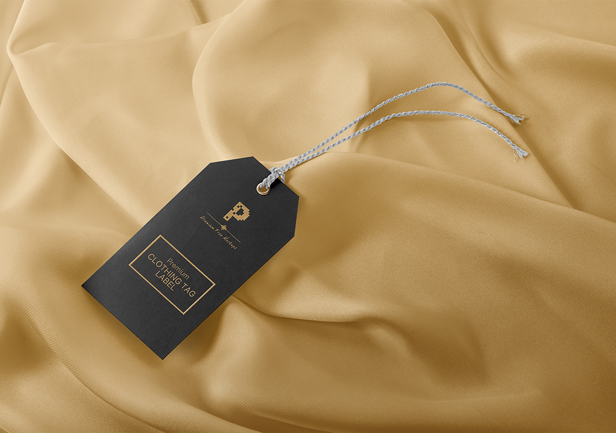 Download Free Clothing Tag Label Mockup On Behance