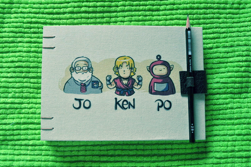 collab douglasfeer themasters jokenpo Bookbinding limited edition handmade Custom
