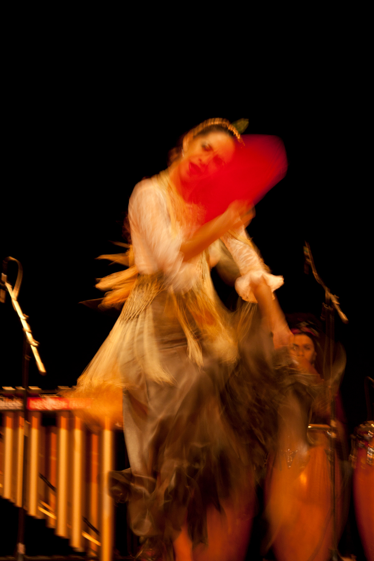 DANCE   flamenko red passion Passionate Latin latino salsa fan heel woman girl spanish yellow orange