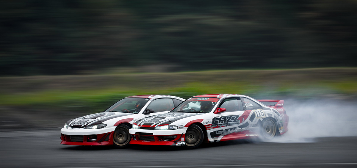 poster ad promo Racing formula drift Nissan 240sx drifting