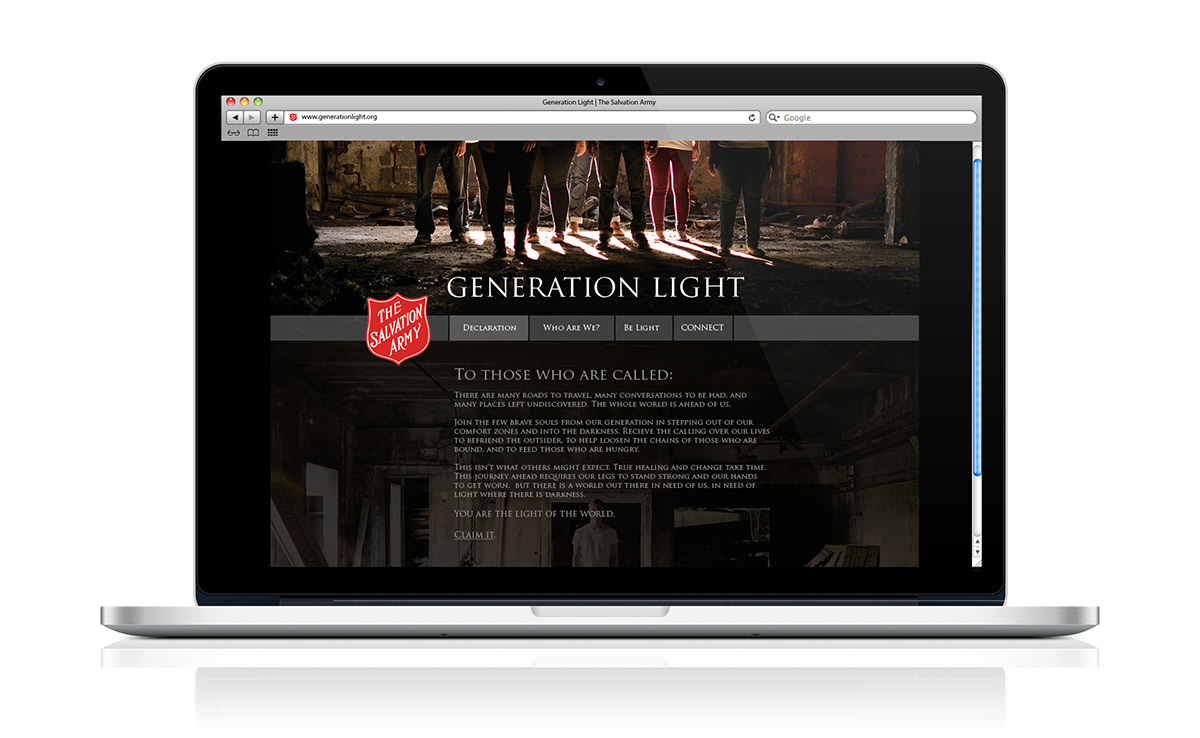 Salvation Army Website commercial Print Advertisements video Cause nonprofit MOVING inspiring motivating ad campaign