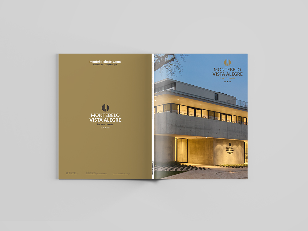 brochure Vista Alegre hotel graphic design  tourism