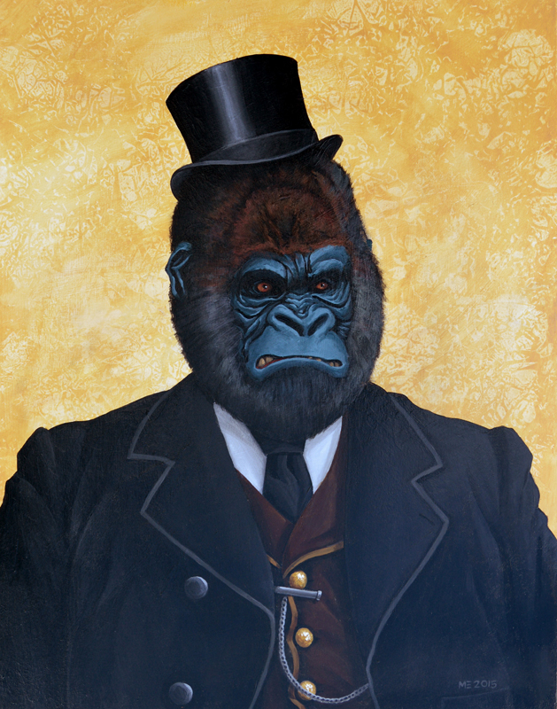 acrylic art paints gorilla batman traditional