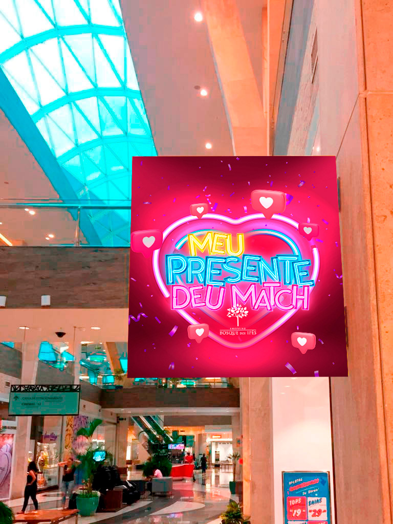 campanha digital mall namorados Redes Sociais Shopping social media valentine
