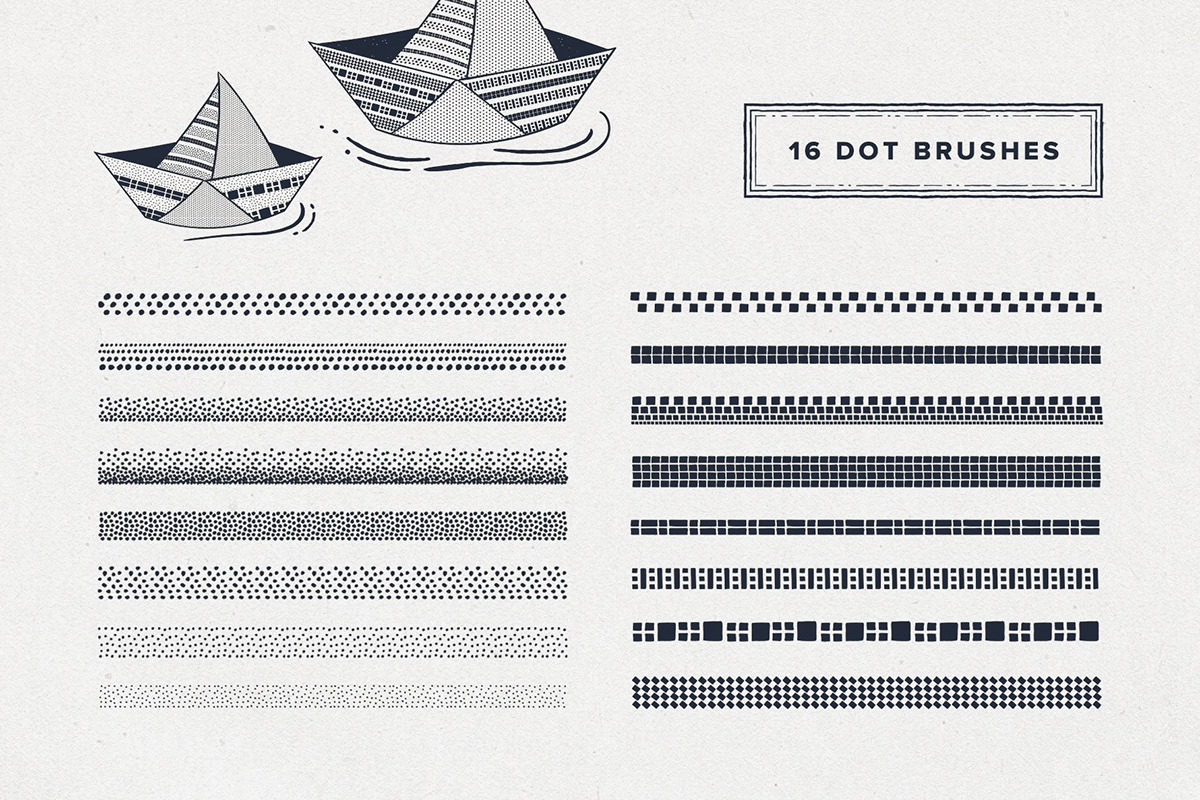 brushes ILLUSTRATION  liner Marker pattern pen pencil Procreate sketch stipple