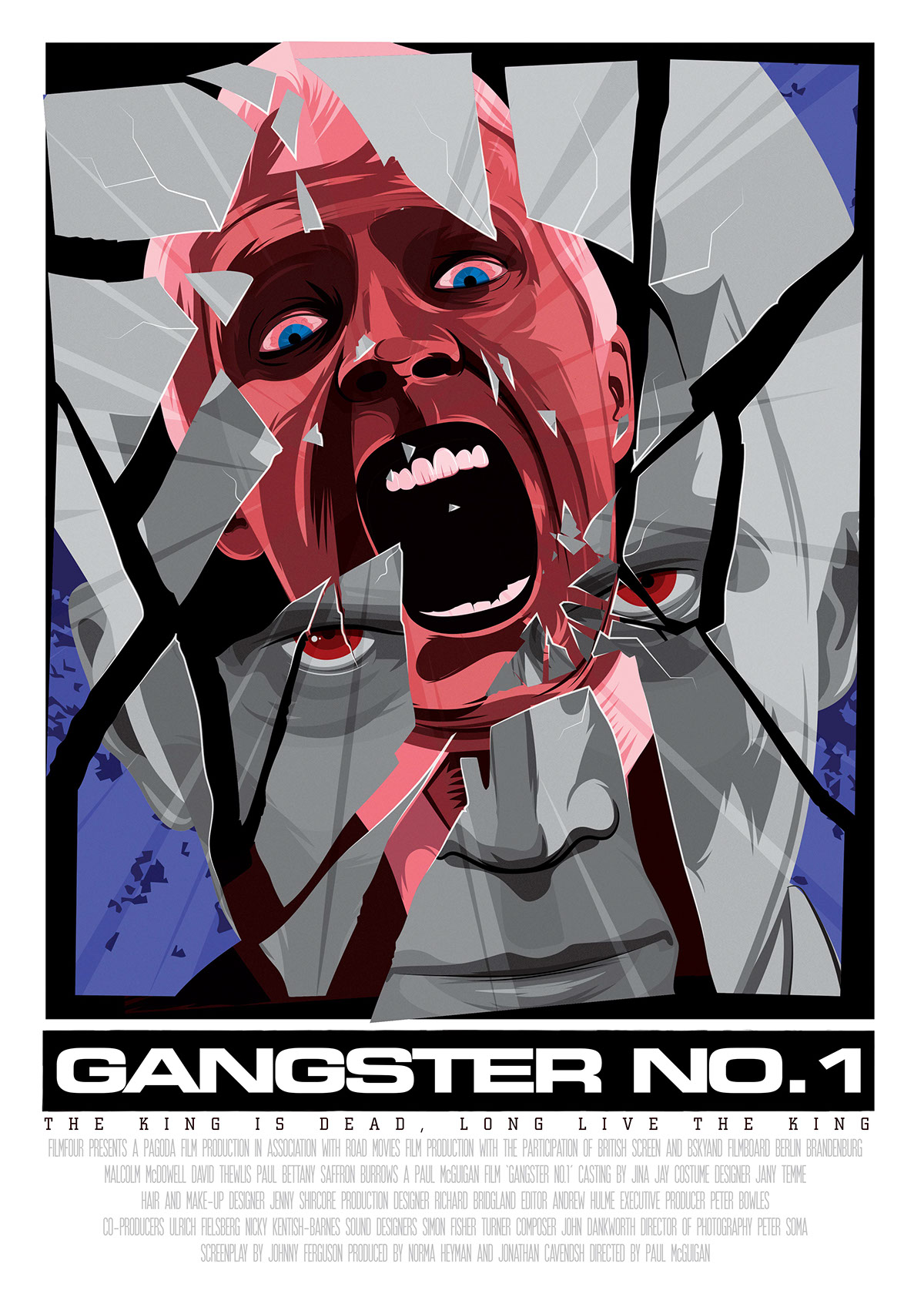 gangster gangster no.1 paul bettany Malcolm McDowell movie poster Movies Illustrator tomall tomalldesigns favourite axe poor little eddie im filling up pull over roland.... puncture photoshop