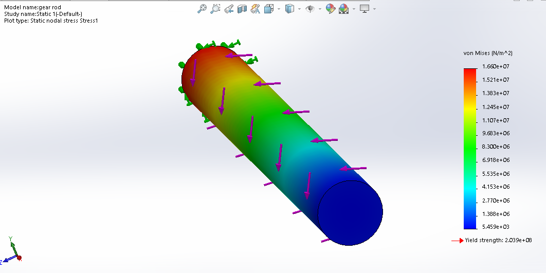 ANSYS buoy cylender Generator Innovative Power Generation rack and pinion Solidworks