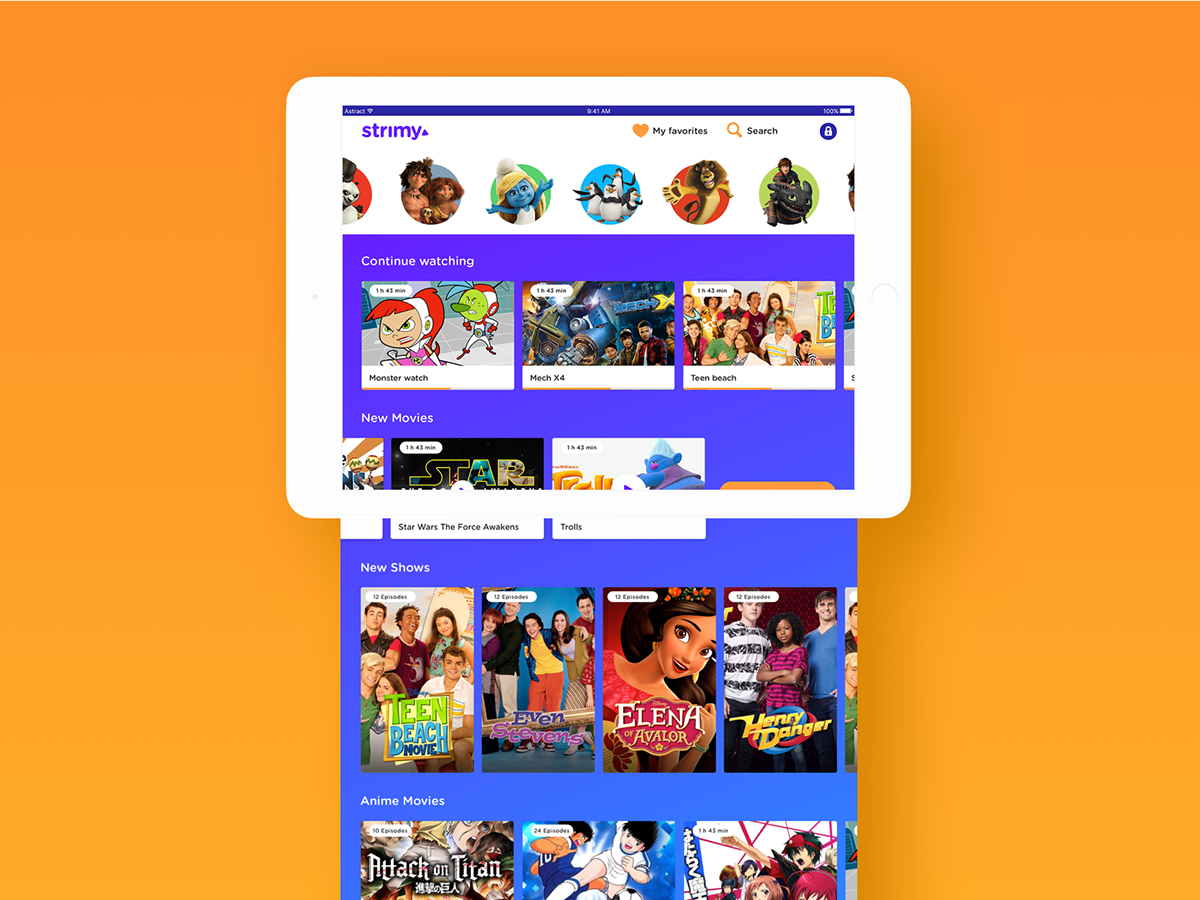 Adobe Portfolio user interface UI ux user experience app tablet ios Web Design  Children App 