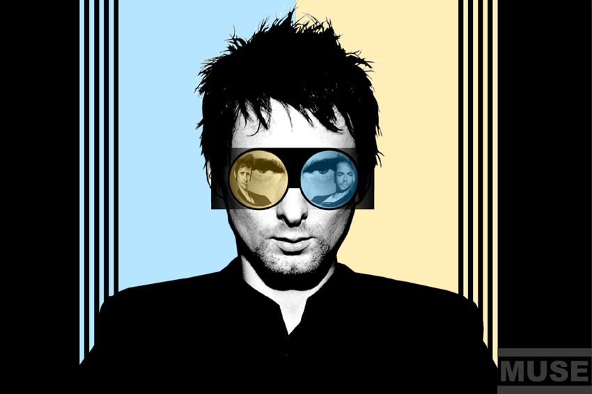 Show band matthew bellamy muse poster ticket costumes album cover