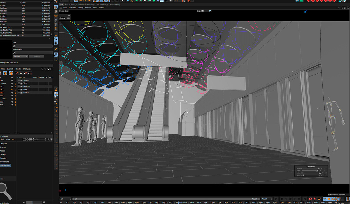 3D after effects animation  c4d infrastructure motion graphics  Render vfx vfx breakdown visualization