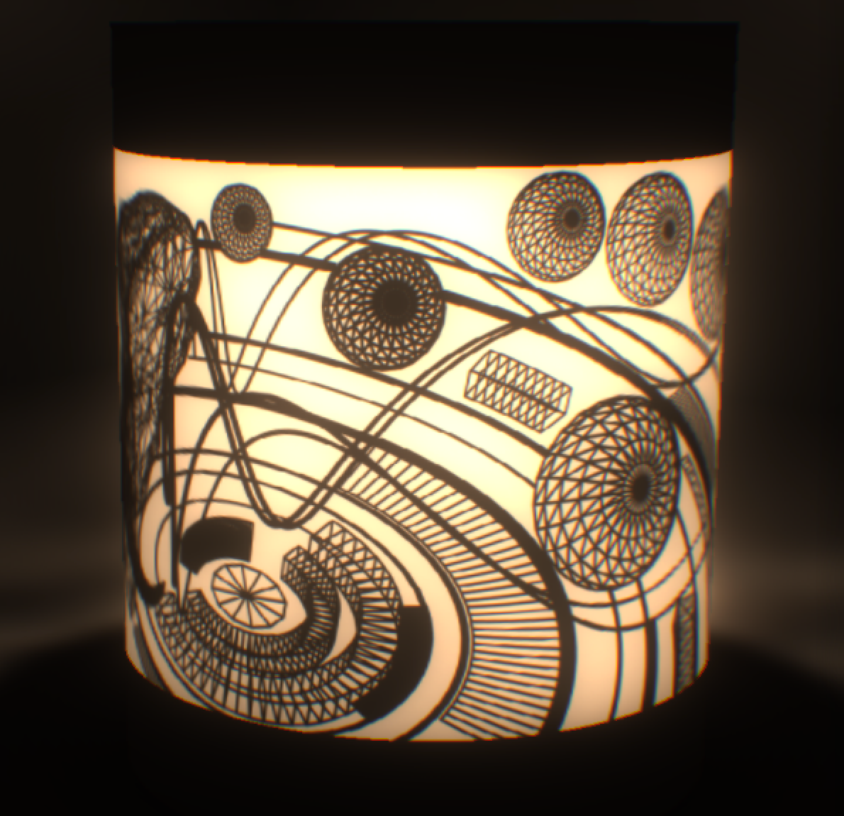 cutoutthedarkness2014 lantern panasonic light Lamp 3D product elephant roots indonesia japan Lasercut charity