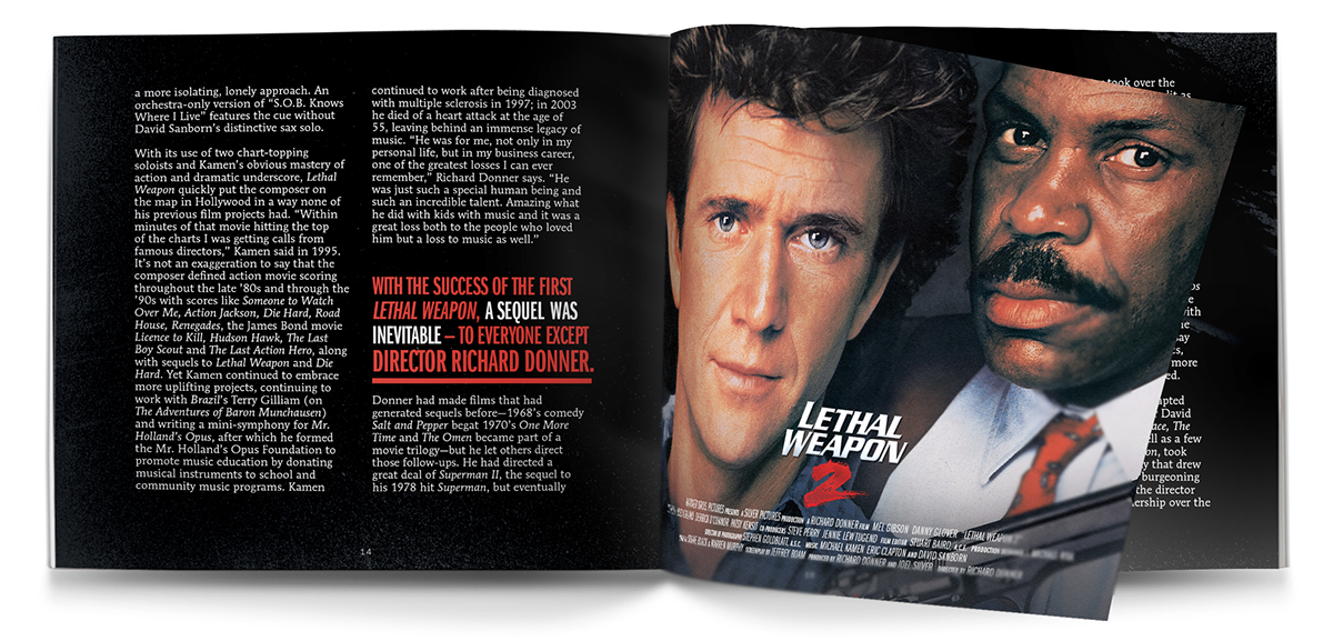 Lethal Weapon Soundtrack Collection on Behance