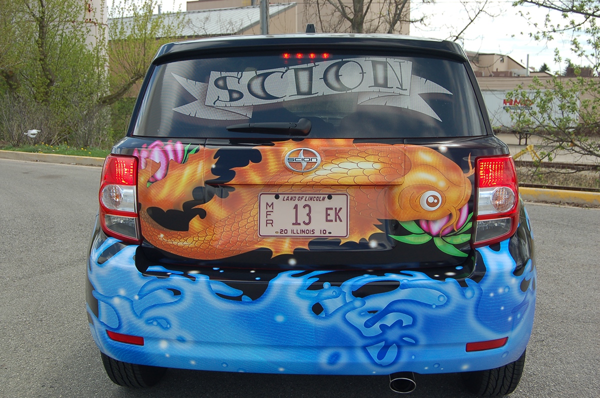 Scion grafitti sticker dude