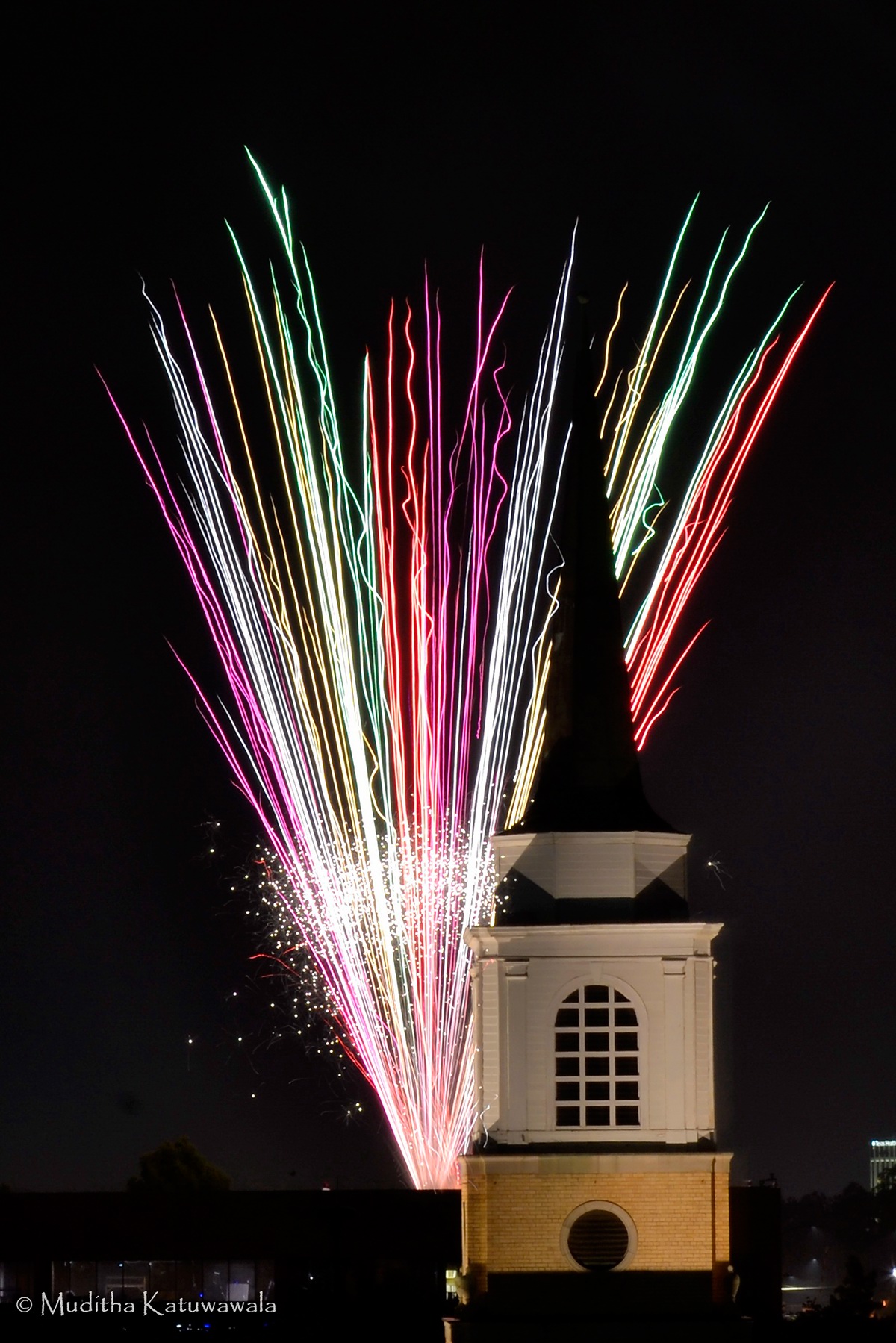 fireworks July 4th texas Arlington celebration downtown UTA college park america