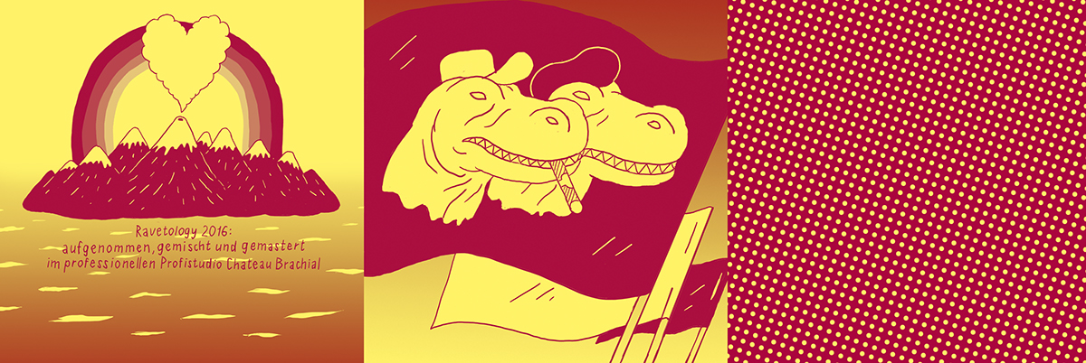 t-rex revolution cover design Booklet comics
