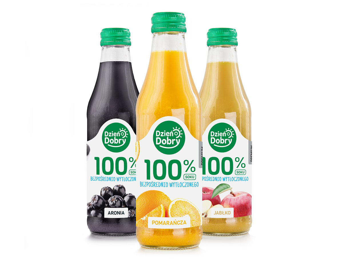 Packaging juice bottle Fruit