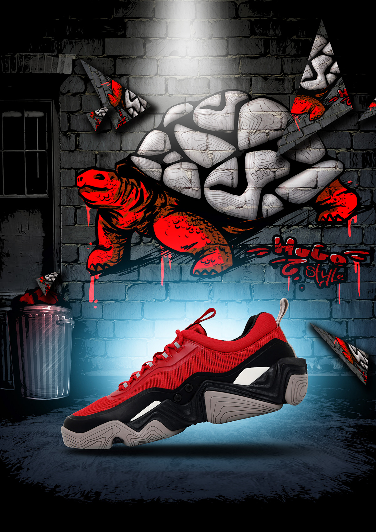 answear campaign comic Digital Art  Drawing  key visual kv poster Poster Design shoes