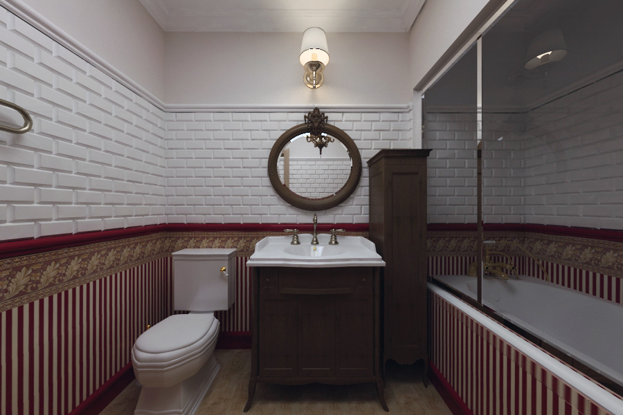 Interior classic.bedroom guestroom kitchen Hall bathroom childroom Russia smolensk